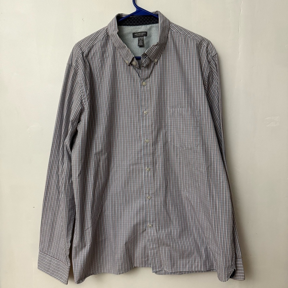 Men's Checkered Shirt - Gray
